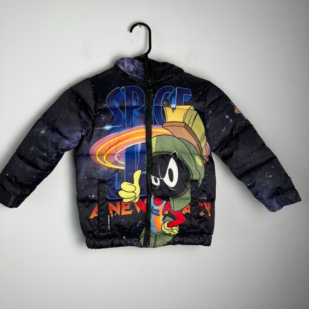 Members Only Youth Space Jams Tune Squad Puffer Jacket Sz 4T